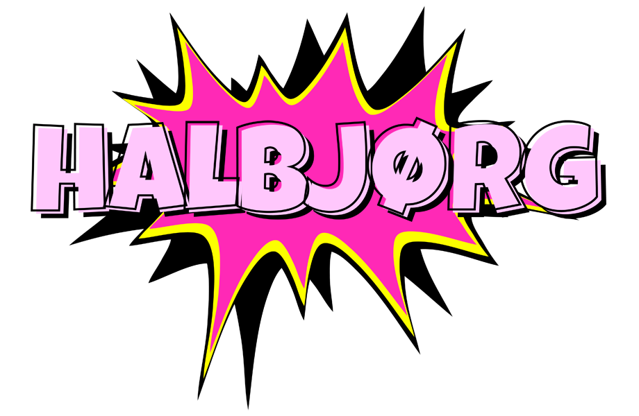 Halbjørg badabing logo