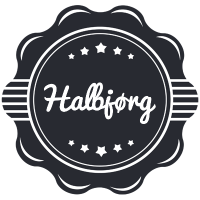 Halbjørg badge logo