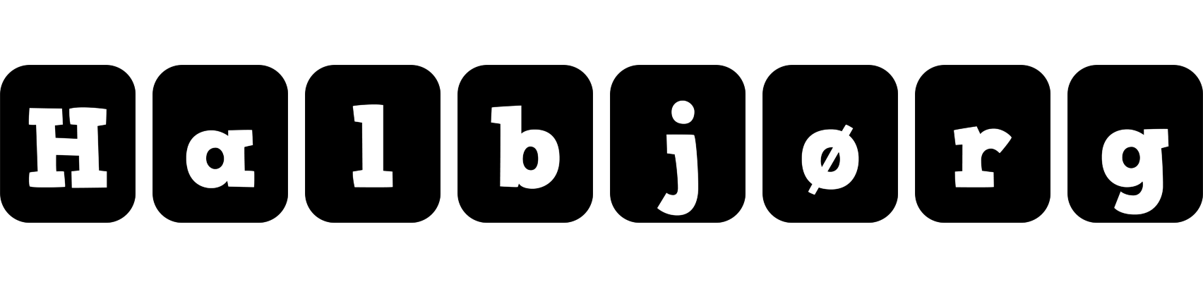 Halbjørg box logo
