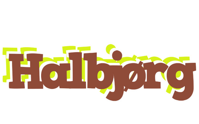 Halbjørg caffeebar logo