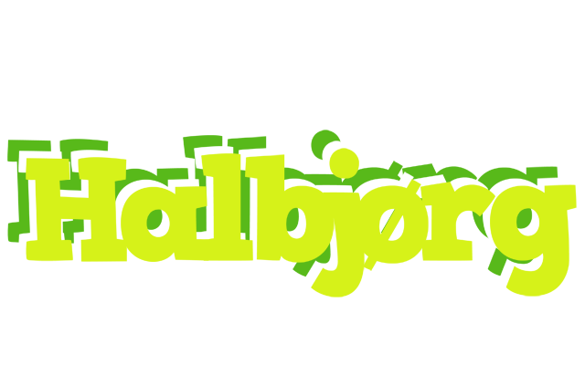 Halbjørg citrus logo