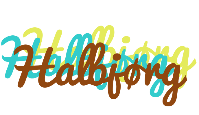 Halbjørg cupcake logo