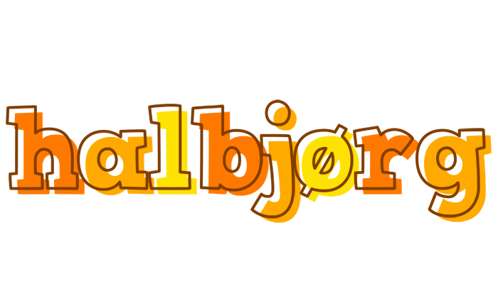 Halbjørg desert logo