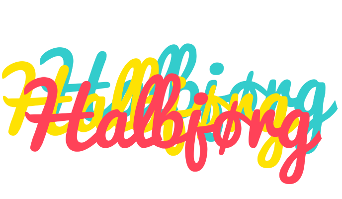Halbjørg disco logo