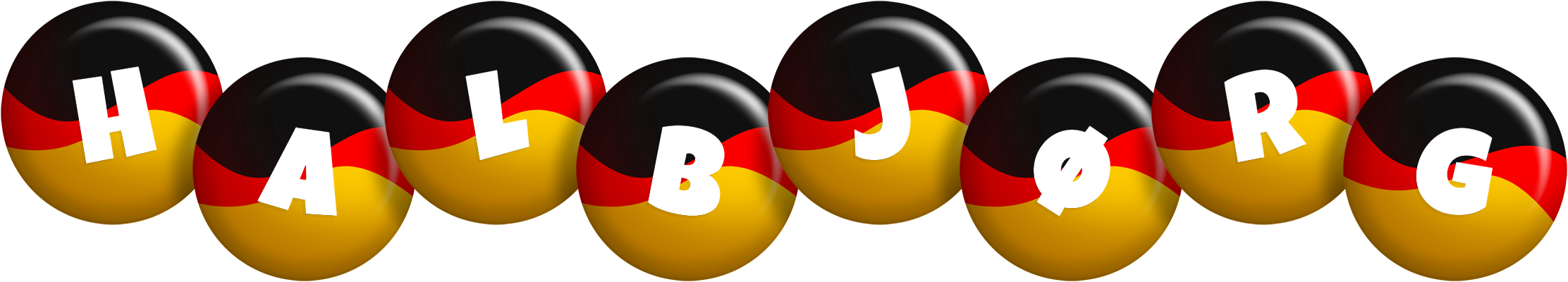 Halbjørg german logo
