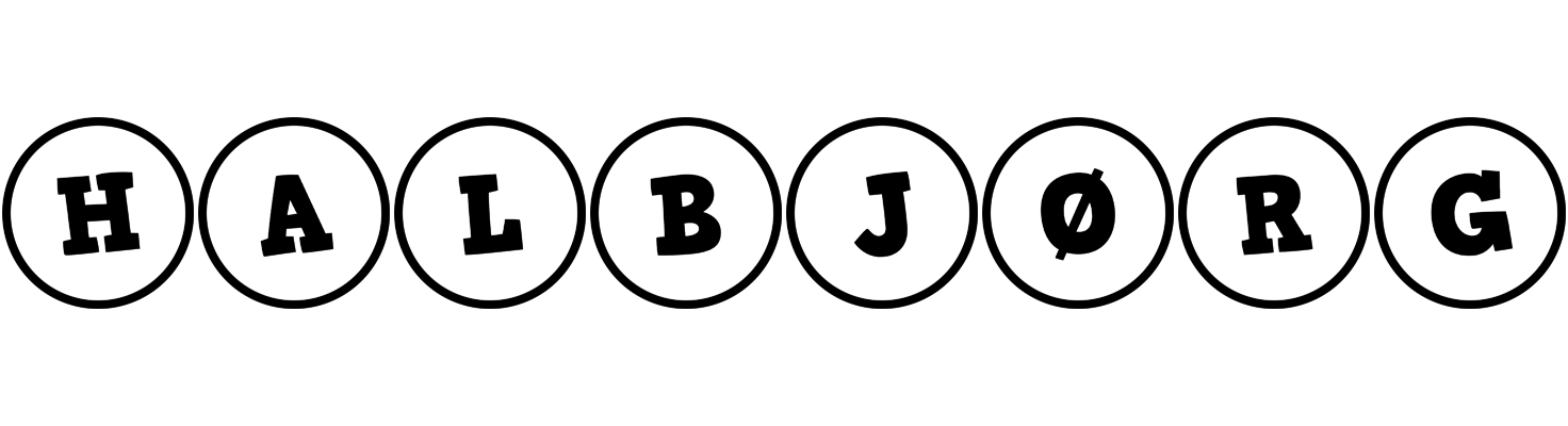 Halbjørg handy logo