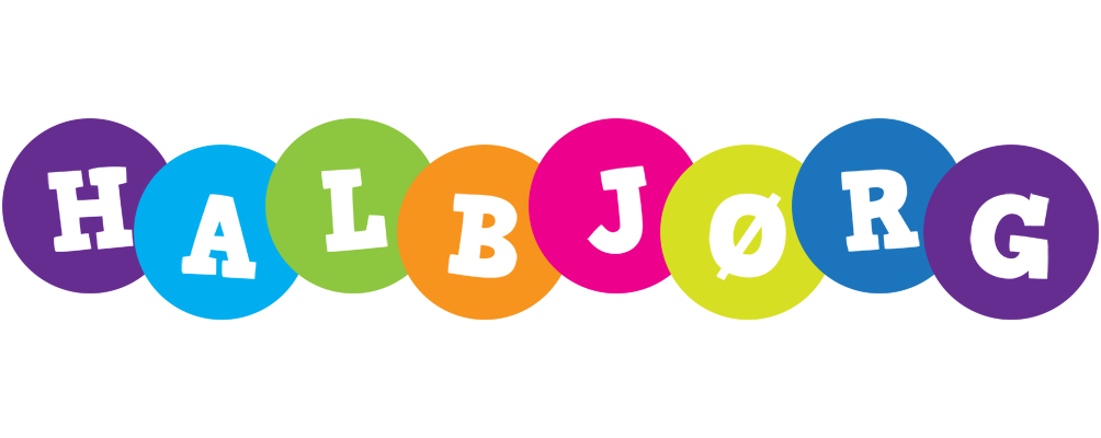Halbjørg happy logo