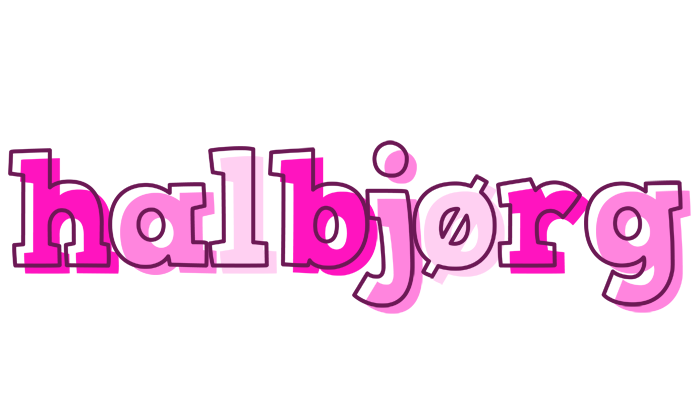 Halbjørg hello logo