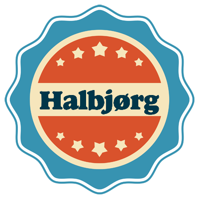 Halbjørg labels logo