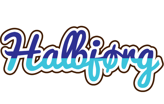 Halbjørg raining logo