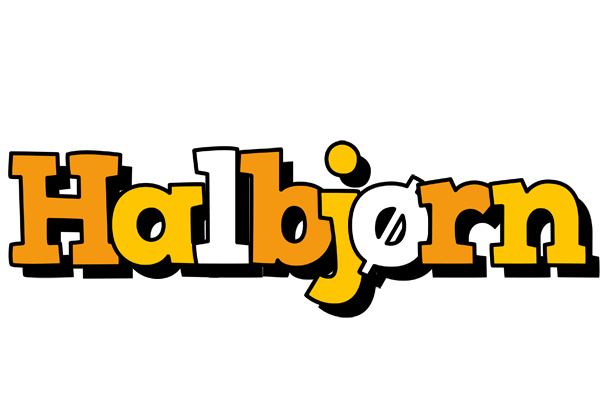 Halbjørn cartoon logo