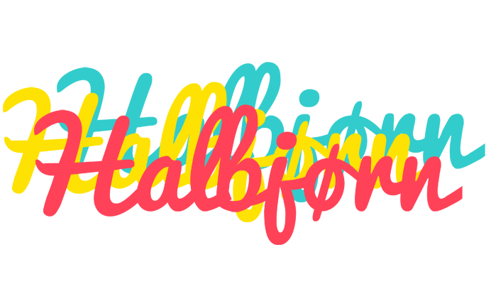 Halbjørn disco logo