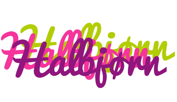 Halbjørn flowers logo