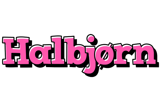 Halbjørn girlish logo