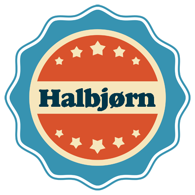 Halbjørn labels logo