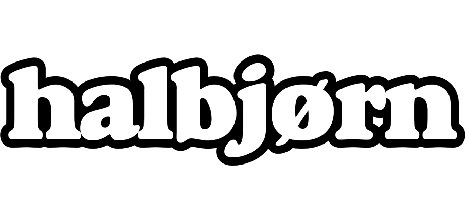 Halbjørn panda logo