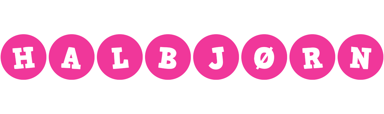 Halbjørn poker logo