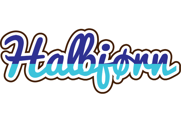 Halbjørn raining logo