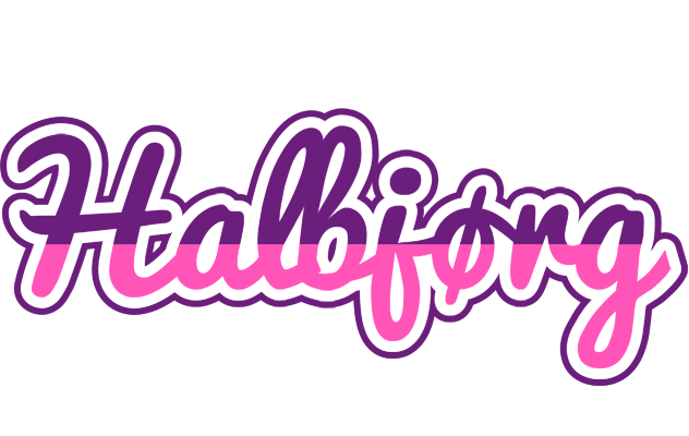 Halbjørg cheerful logo