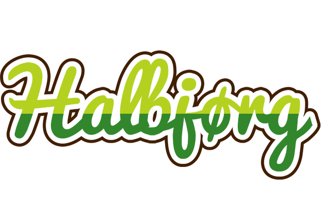 Halbjørg golfing logo
