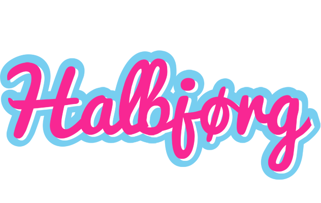 Halbjørg popstar logo