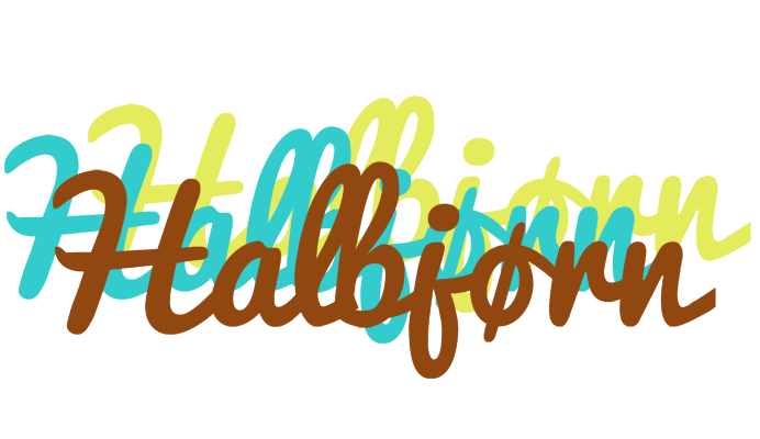 Halbjørn cupcake logo