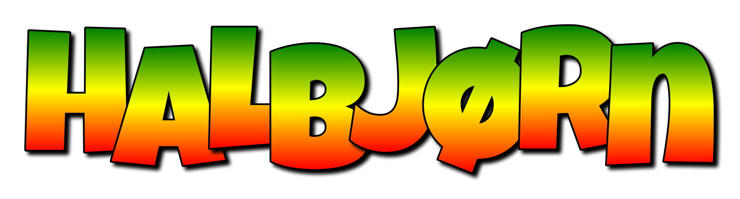 Halbjørn mango logo