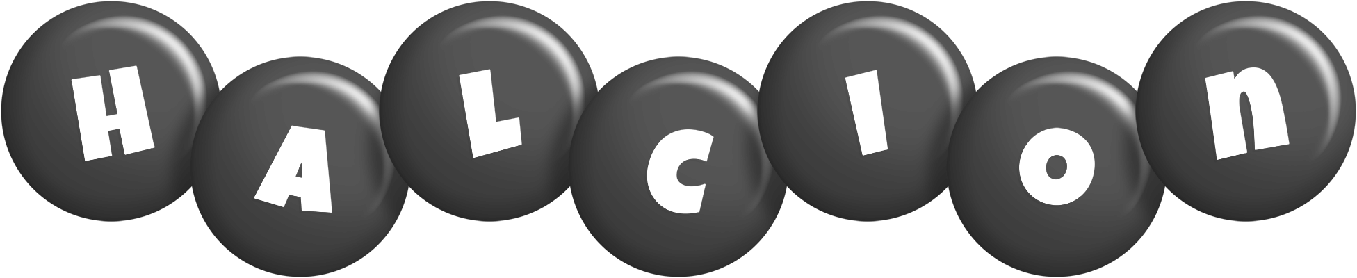 Halcion candy-black logo
