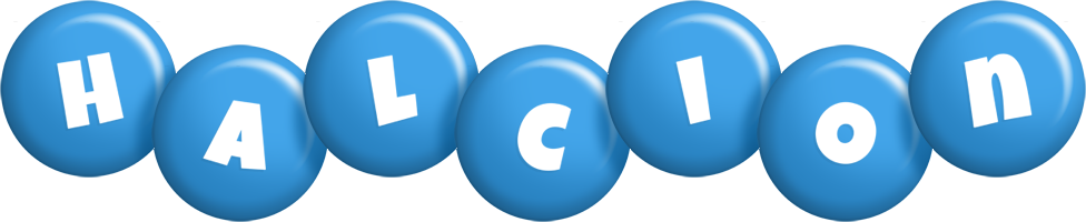 Halcion candy-blue logo