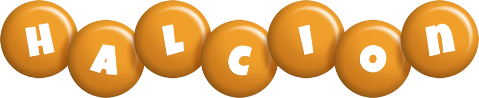 Halcion candy-orange logo