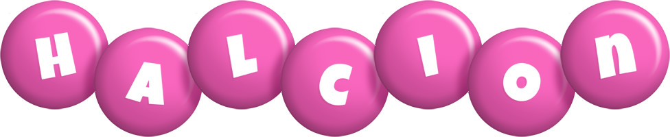 Halcion candy-pink logo