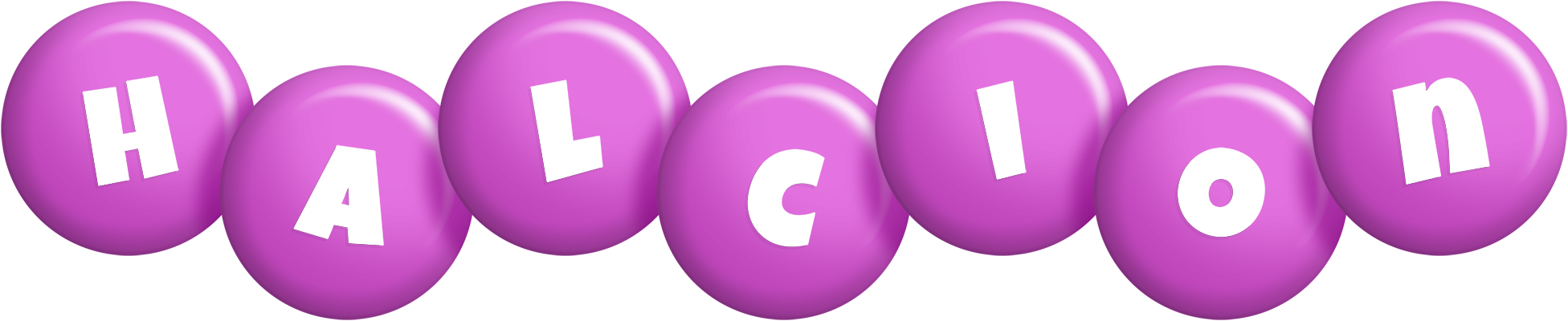 Halcion candy-purple logo