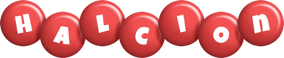 Halcion candy-red logo