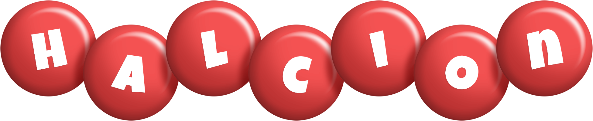 Halcion candy-red logo