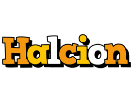 Halcion cartoon logo