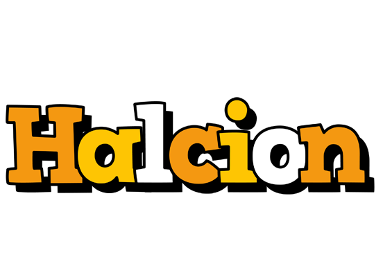 Halcion cartoon logo