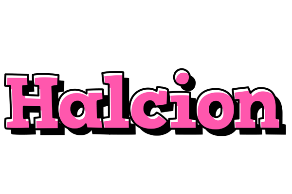 Halcion girlish logo