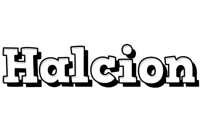 Halcion snowing logo