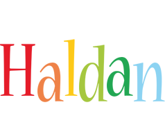Haldan birthday logo