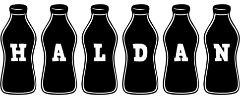Haldan bottle logo