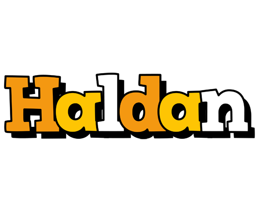 Haldan cartoon logo