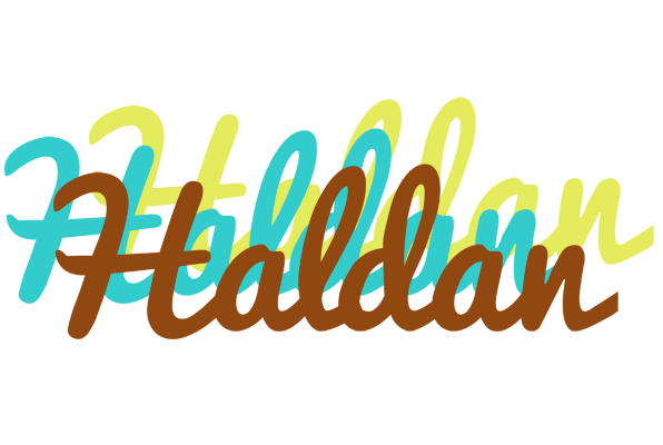 Haldan cupcake logo