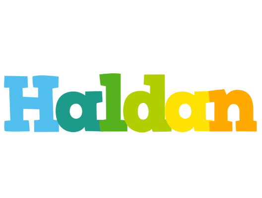 Haldan rainbows logo