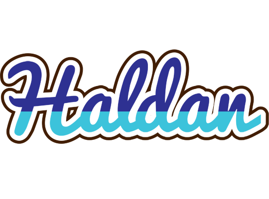 Haldan raining logo