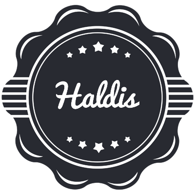 Haldis badge logo