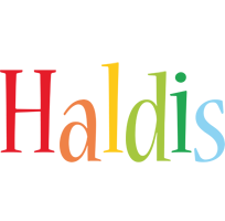 Haldis birthday logo