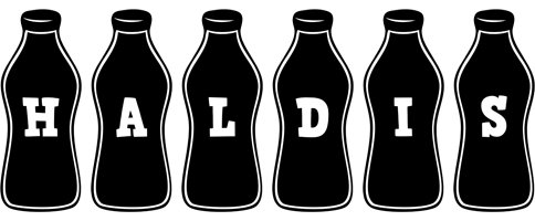 Haldis bottle logo