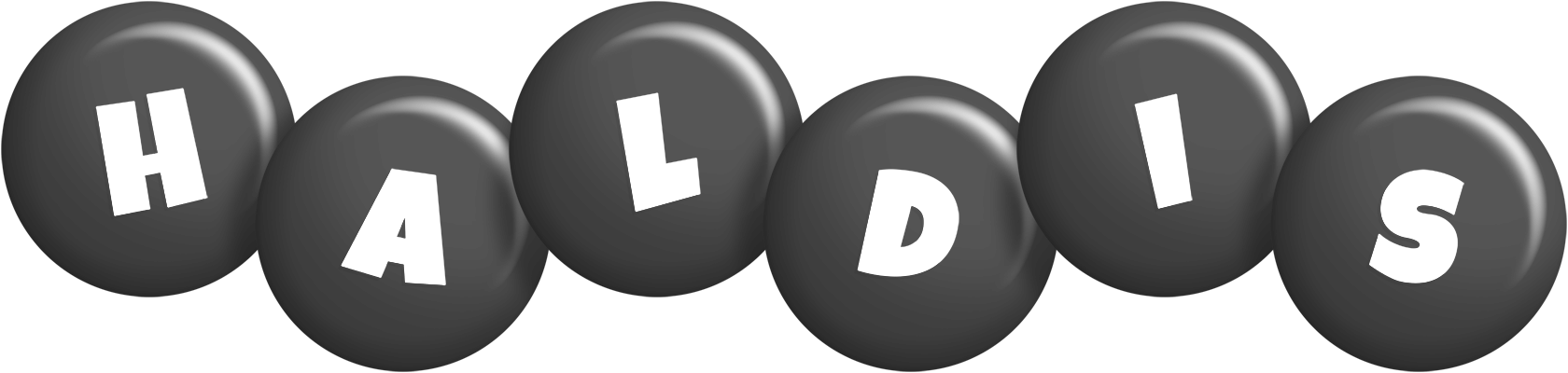 Haldis candy-black logo