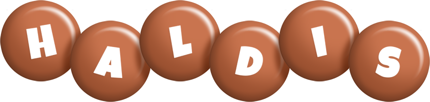 Haldis candy-brown logo