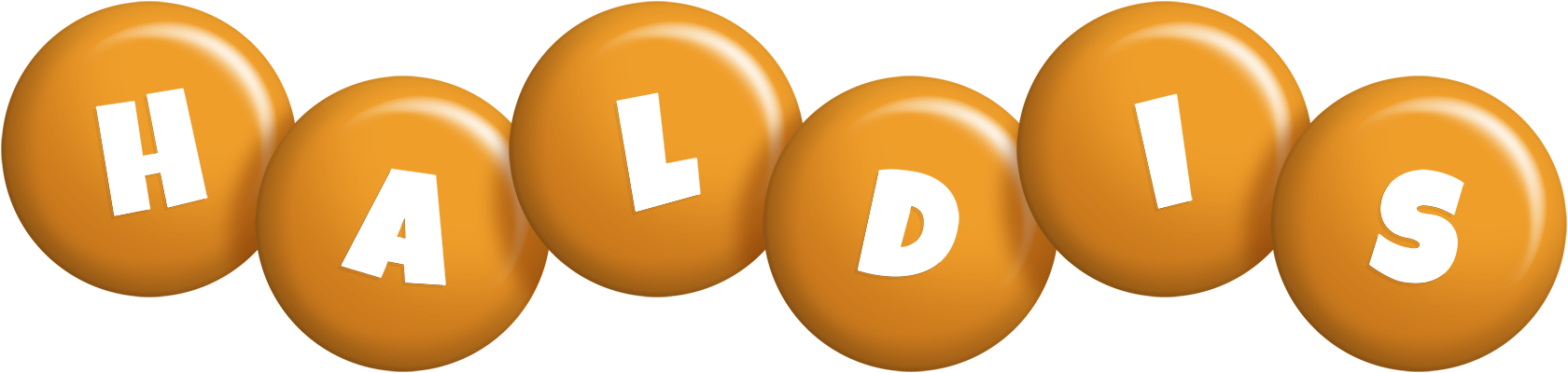 Haldis candy-orange logo